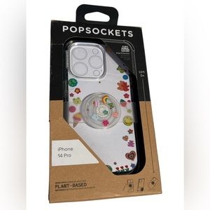 Pop socket iPhone 14 sticker phone case